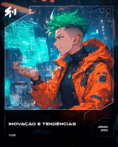 Marco sentado em frente ao computador